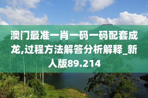 澳门最准一肖一码一码配套成龙,过程方法解答分析解释_新人版89.214