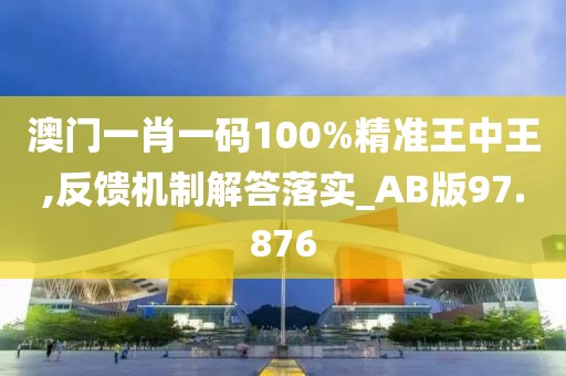 澳门一肖一码100%精准王中王,反馈机制解答落实_AB版97.876