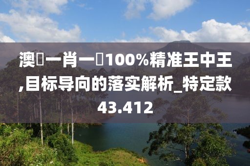 澳門一肖一碼100%精准王中王,目标导向的落实解析_特定款43.412