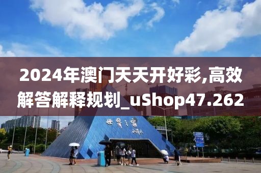 2024年澳门天天开好彩,高效解答解释规划_uShop47.262