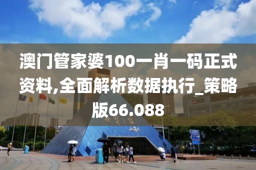 澳门管家婆100一肖一码正式资料,全面解析数据执行_策略版66.088