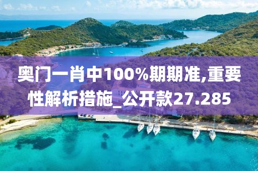 奥门一肖中100%期期准,重要性解析措施_公开款27.285